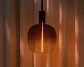 Deko pære Beam smoked E27 Ø.18 cm