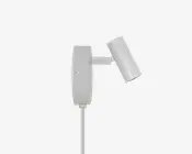 Væglampe Omari rund LED hvid