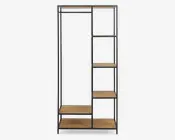 Tøjstativ Seaford med 5 hylder