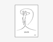 A3 Plakat Golfer