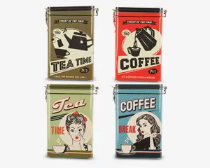 Kaffedåse retro ass H.18 cm