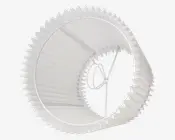 Skærm Emma Villa Hvid H.16 cm 