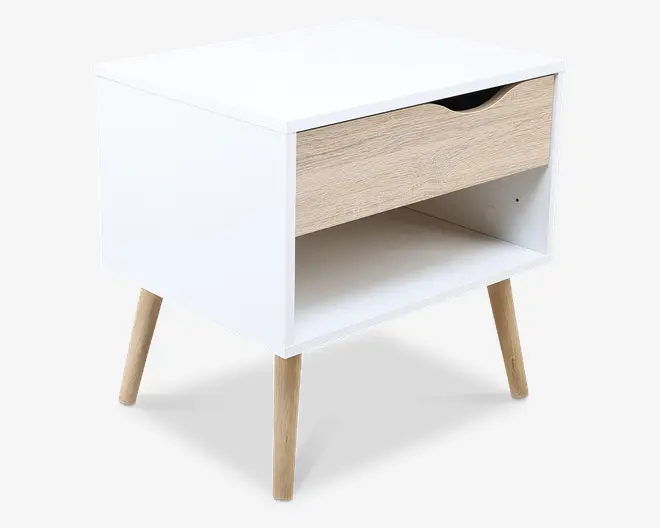 Sengebord Delta m. 1 skuffe