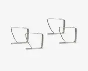 Dugklemmer Stål 4 Stk. 