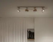 Loftlampe spot Pluto hvid L.69,8 cm