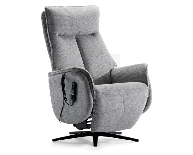 Stol m/indbygget skammel og løftefunktion