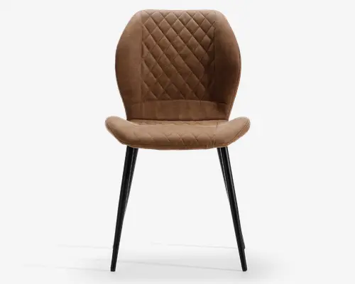 Spisebordsstol med antikt look på stoffet