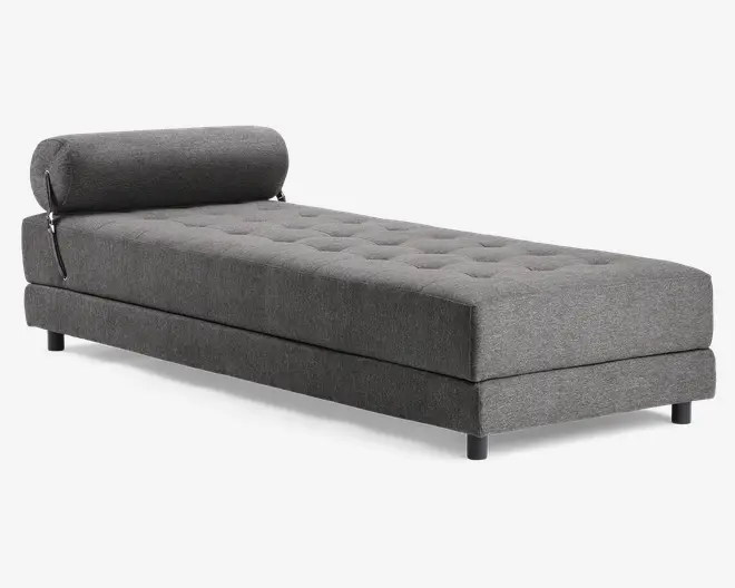 Daybed Eva grå møbelstof