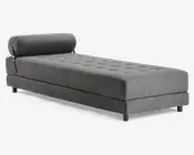 Daybed Eva grå møbelstof