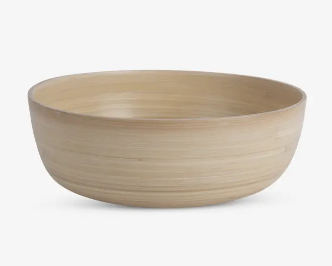 Skåle sæt bambus natur 3 stk. 