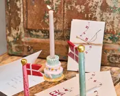 Figur cupcake t/kertelys 6x7 cm 