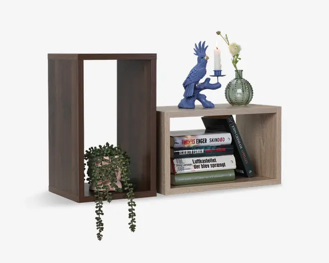 Bogkasse Valnød 26x44 cm