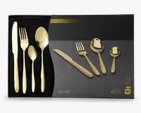 Bestiksæt 24 dele guld 