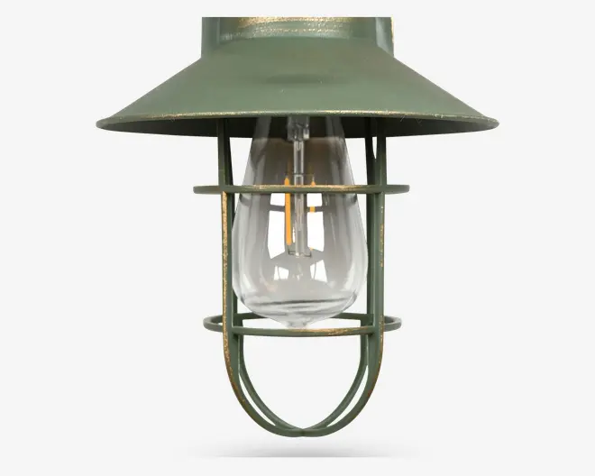 Solar lanterne grøn Ø.17,5 cm 