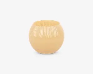 Vase votive ribbed small glas Ø.9 cm 