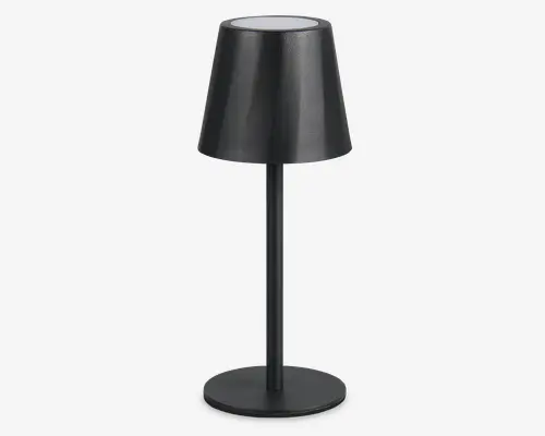 Bordlampe Diaz mat sort H.21 cm