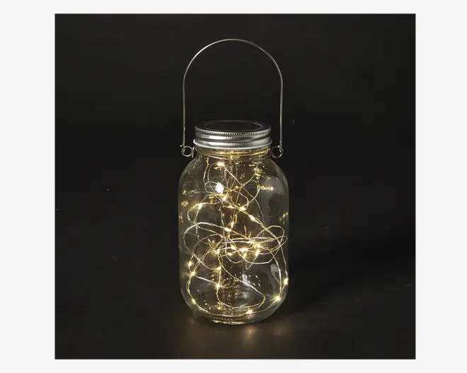 Solcelle sylteglas klar Ø.9,5 cm