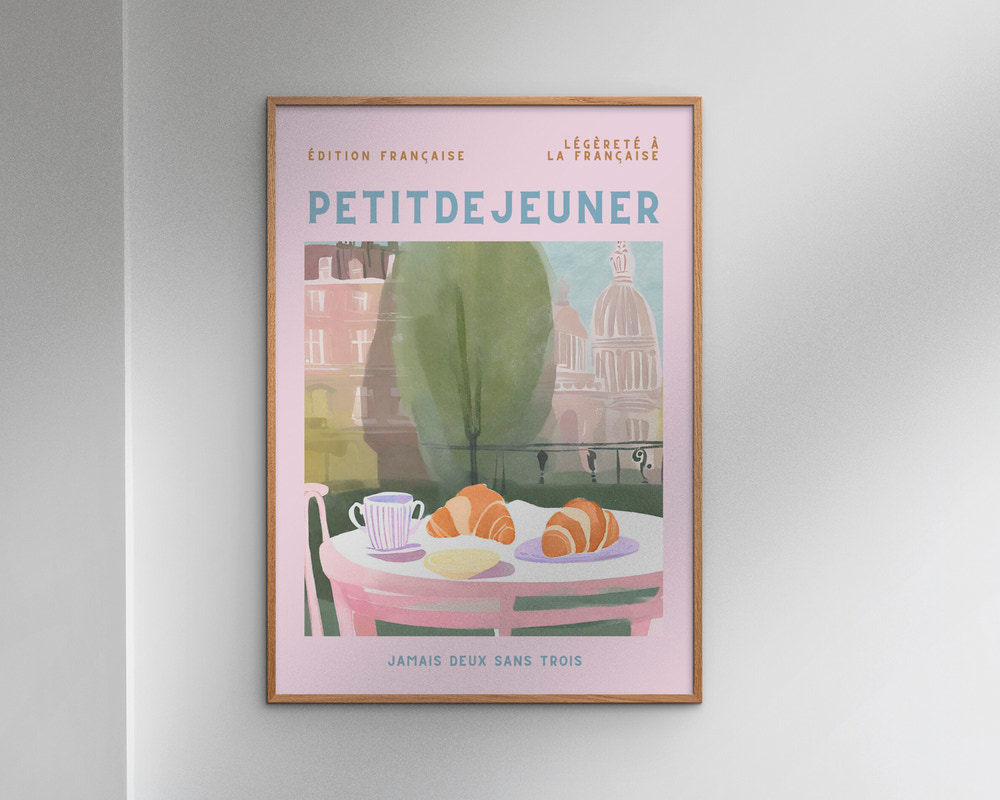 Plakat Petit Dejeuner A5