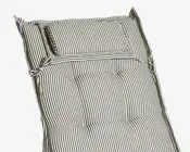 Hynde m/nakkepude t/solseng sort strib