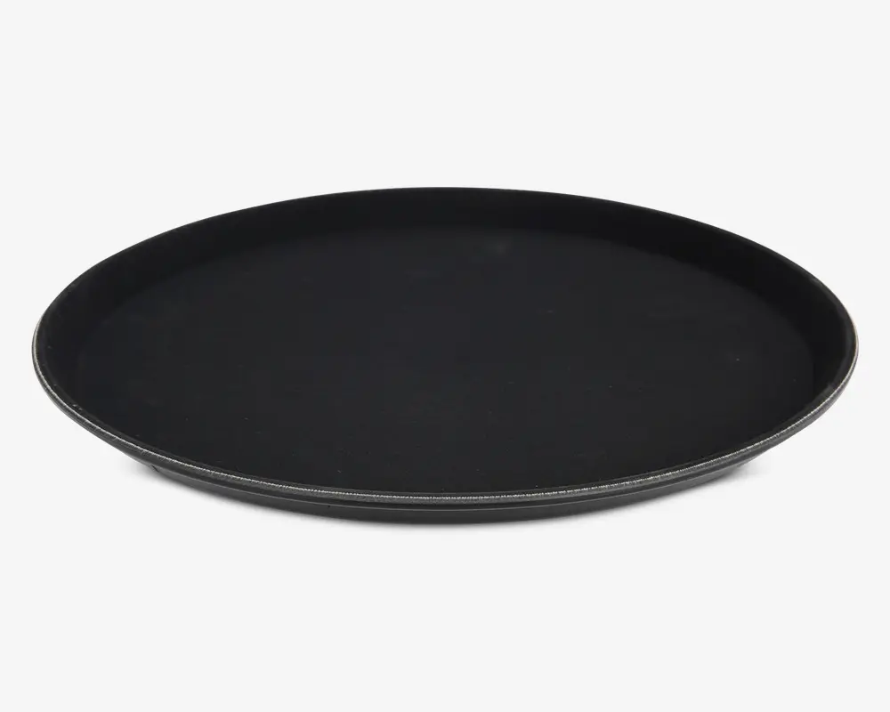 Serveringsbakke sort Ø.35 cm 