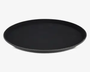 Serveringsbakke sort Ø.35 cm 