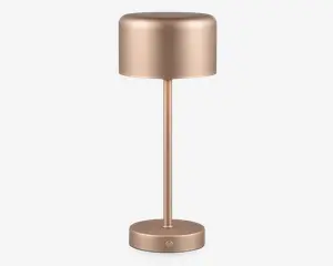 Bordlampe Jeff coffee H.30 cm 