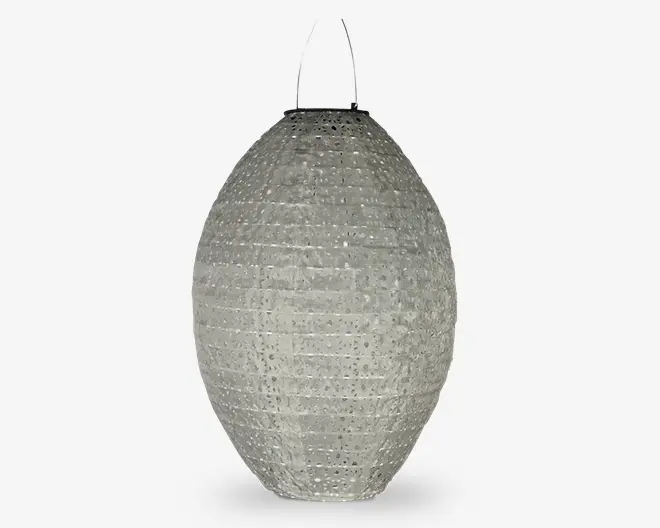 Solar rispapirs lampe grøn Ø.22 cm 