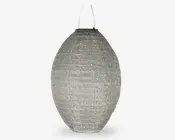 Solar rispapirs lampe grøn Ø.22 cm 