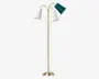 Gulvlampe Salsa Guld H.140 cm 