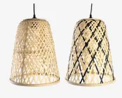 Loftlampe bambus 2 ass farver Ø.30 cm 