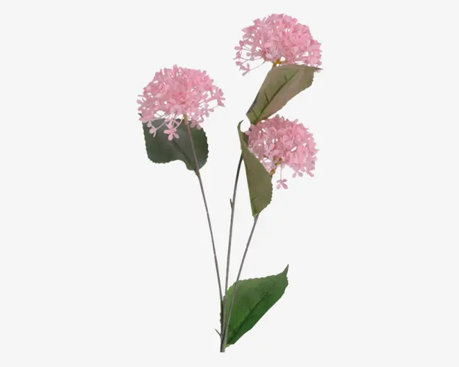 Kunstige Stilk med Blomster H.67 cm