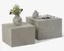 Sofabord Dice Travertin 2 Stk.