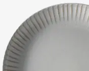 Tallerken hvid/beige Ø.26 cm