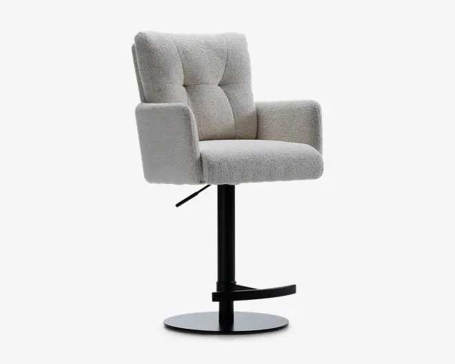 Barstol med armlæn og gasløft