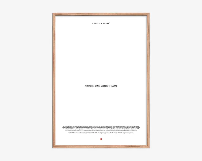 Ramme eg 70x100 cm