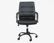 Kontorstol Sort Pu/Sort Fod