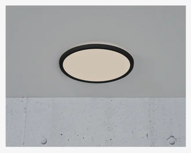 Plafond Oja Sort Ø.29,4 cm