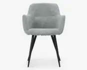 Spisebordsstol med armlæn i lysegrøn