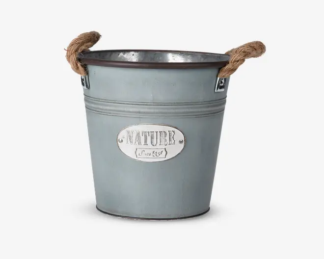 Urtepotteskjuler zink 26x26cm 