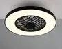 Loftlampe med ventilator og farveskift