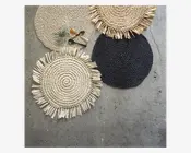 Dækkeserviet papir natur Ø.42 cm