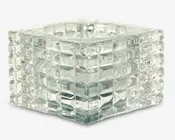 Zoe fyrfadsstage aqua H.5 cm