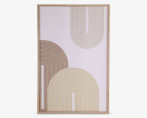 Billede beige ass 40x60 cm