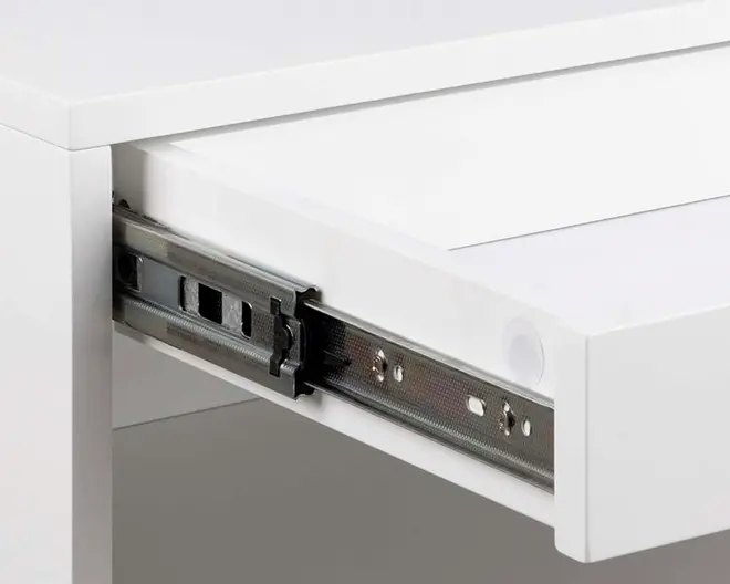 Sengebord Cholet med 1 skuffe hvid