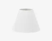 Skærm Rund Empire Hvid Ø.20 cm 