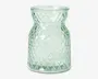 Vase glas aqua Ø.10 x H.14 cm