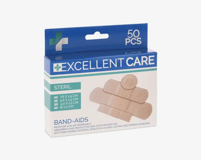 Plastersæt 4 Str. 50 Stk.