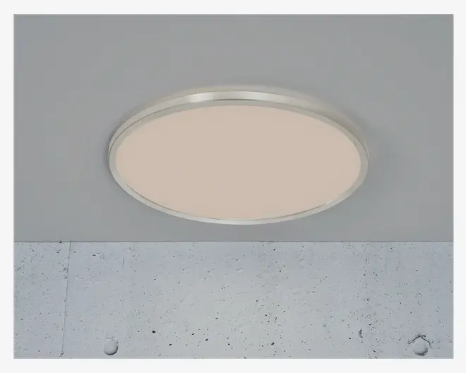 Plafond Oja Krom/Hvid Ø.43 cm