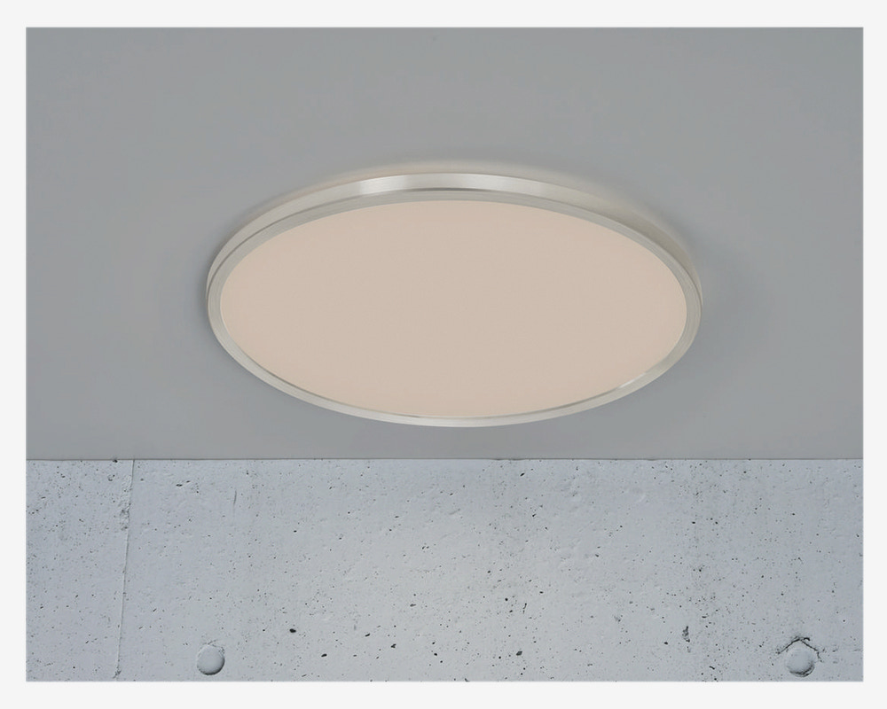 Plafond Oja Krom/Hvid Ø.43 cm 