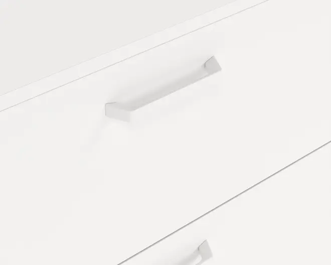 Kommode Sofia hvid med 6 skuffer